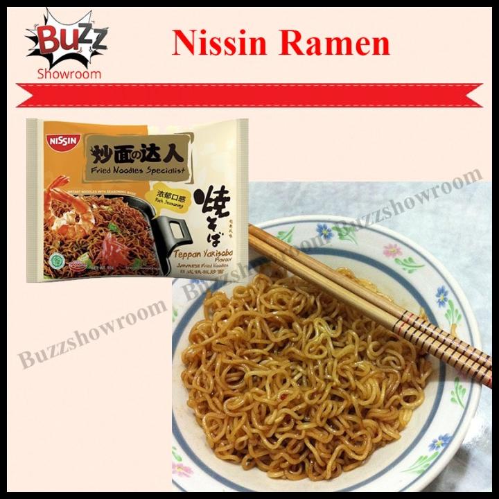 

Nissin Ramen Japanese Teppan Yakisoba Goreng Pasta Mie Jepang Instant