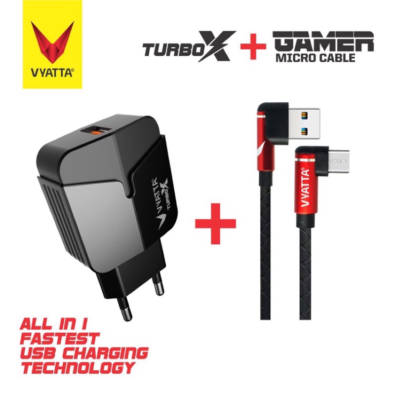 Kabel Data VYATTA BUNDLE GAMER + TURBO X CHARGER