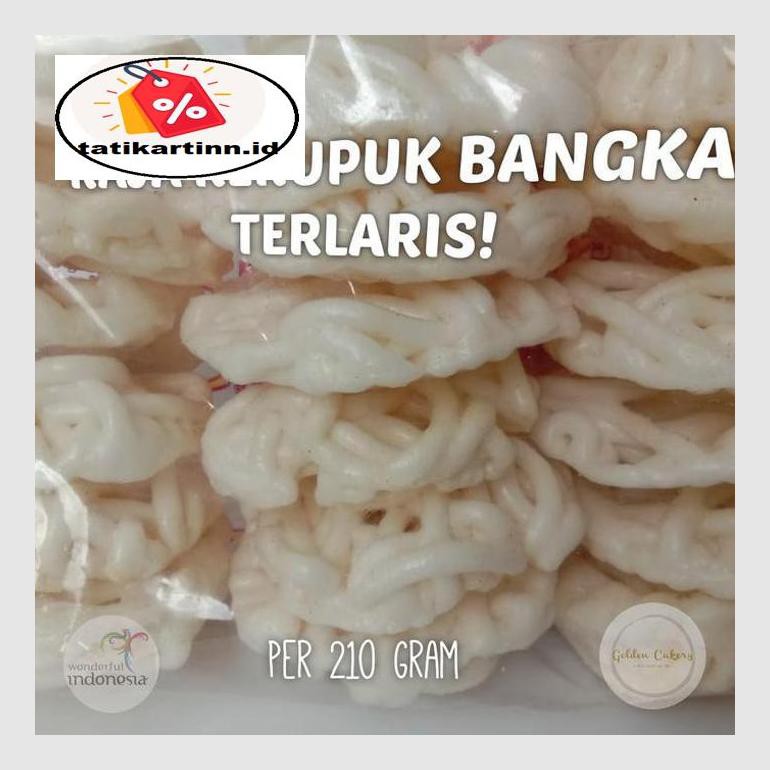 

S50Tat Kerupuk Krupuk Raja Bangka Isi Bersih 210Gram Atr05Ytt