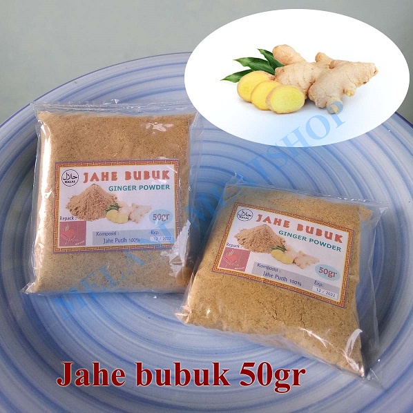 

Jahe Bubuk Rempah Bumbu 50gr Ginger Powder Kemasan Plastik 50 gr