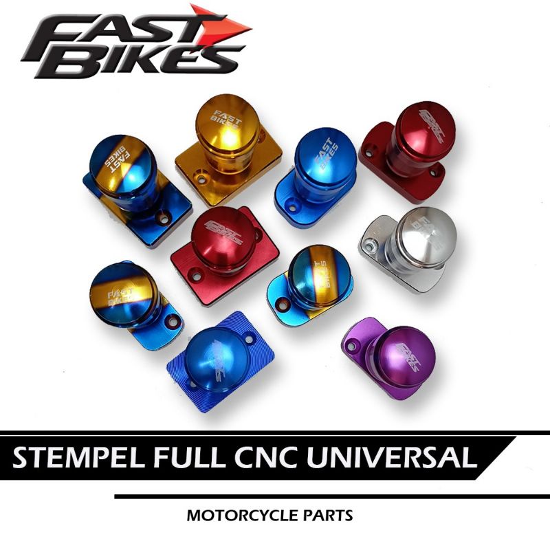 Tutup Minyak Master Rem Model Stempel Full CNC Fast Bikes Minyak Rem Universal Motor Honda Yamaha Beat Nmax