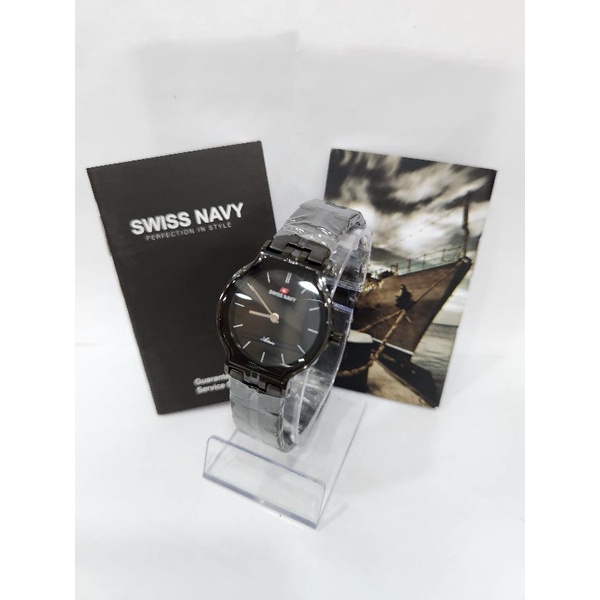 Jam tangan wanita Swiss Navy HC6807 HC 6807 black