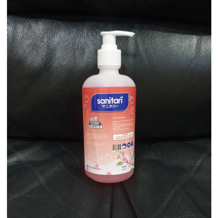 SABUN CUCI TANGAN SANITARI 500 ML PUMP HANDSOAP