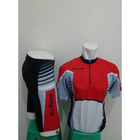 Jual Stelan Austy Merah Lgn Pendek Jual