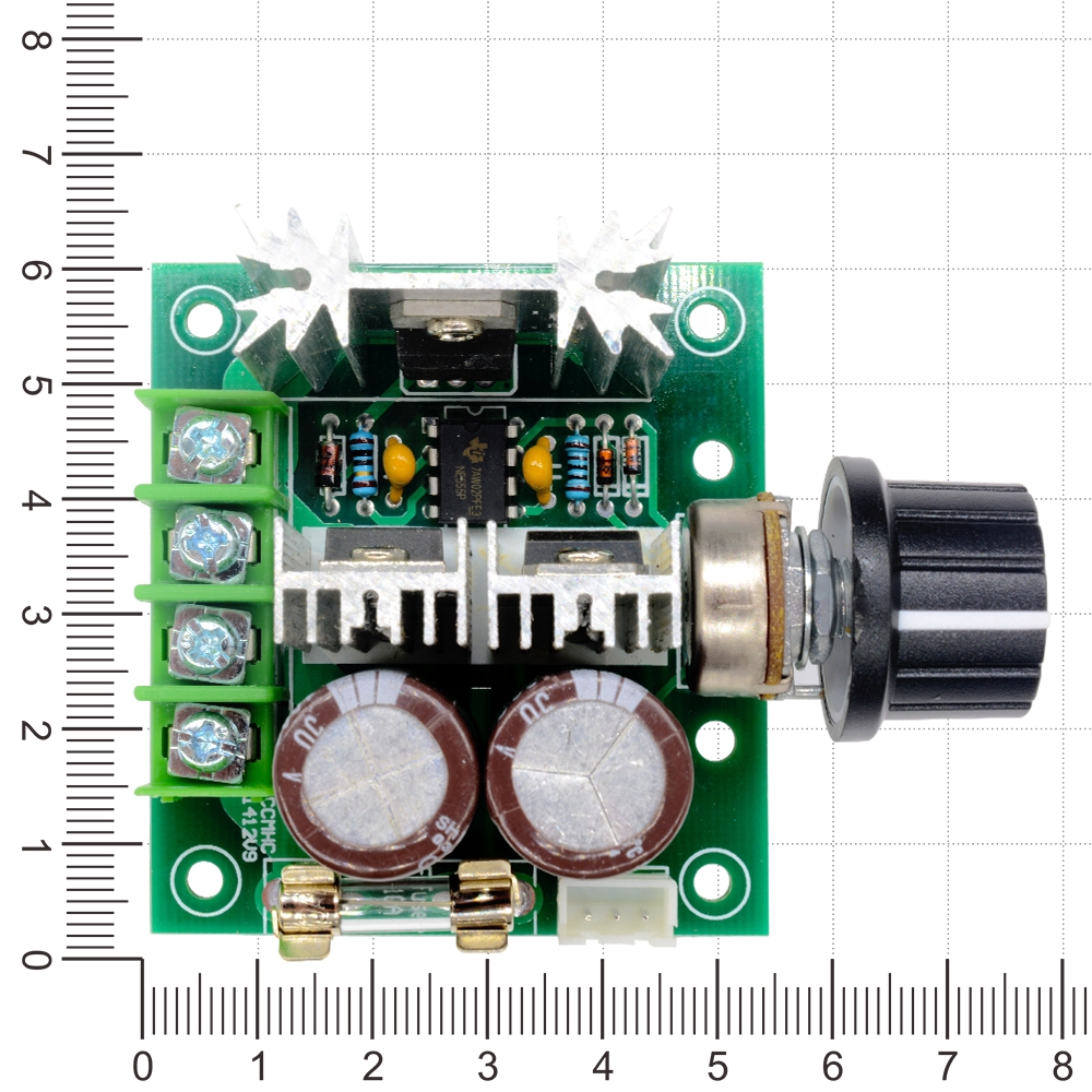 More Pengatur Kecepatan Motor DC 10A 12V-40V DC 13KHz PWM