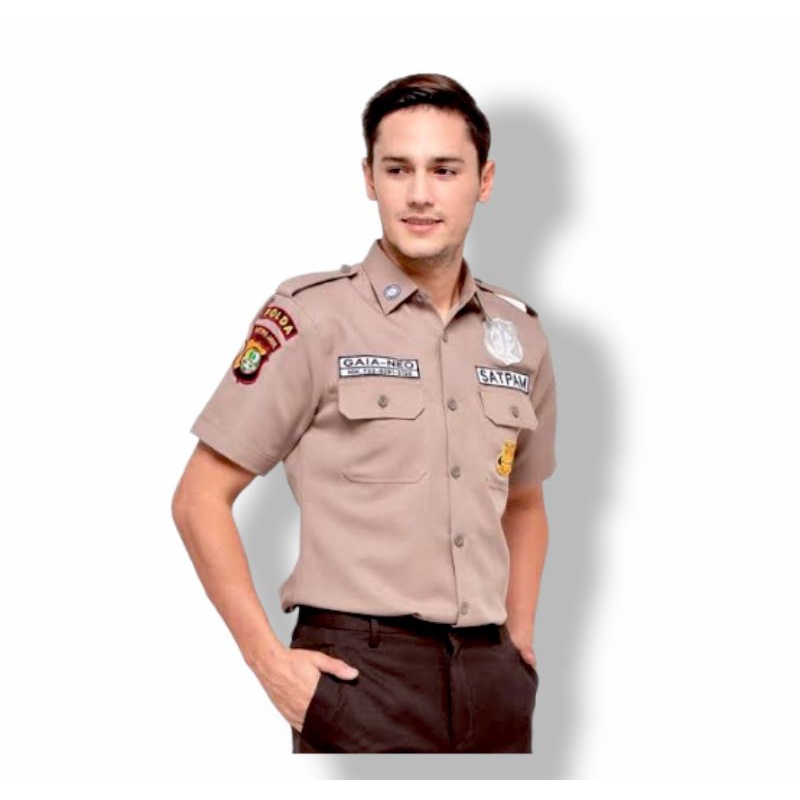 PO PDH Baju Seragam Satpam Security - SUS PDH Satpam dan Security Lengan Panjang dan Pendek