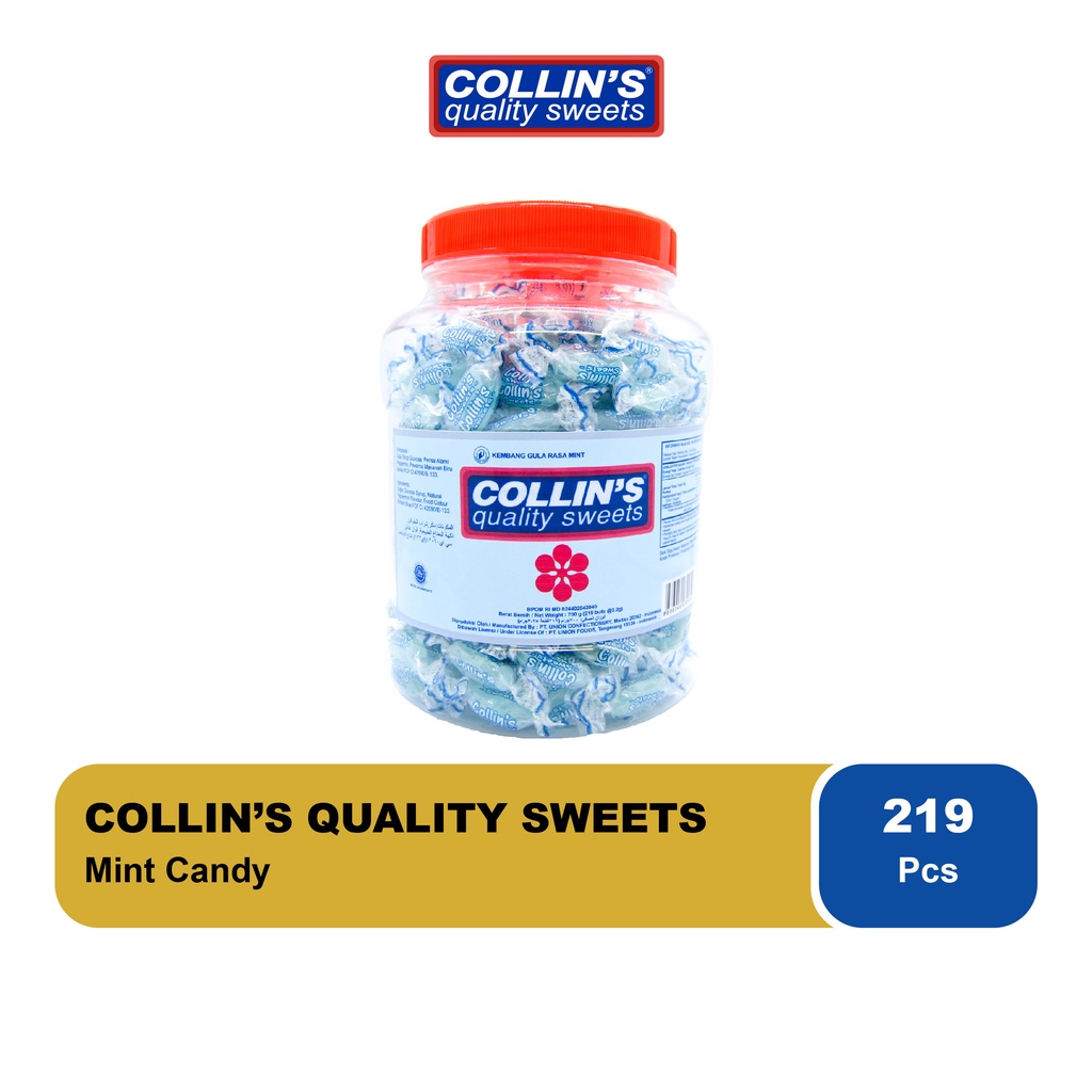 

Permen Collins Mint 700 gram Ples - Collin's Mint Candy Permen Mint