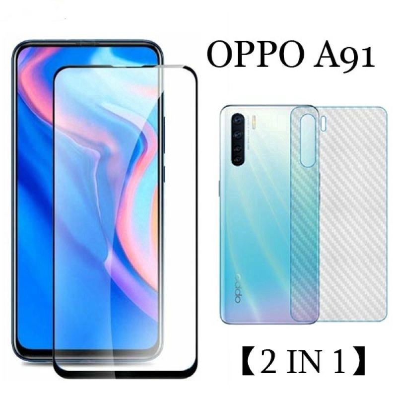 3in1 Pelindung Layar Untuk OPPO A15 A15S A94 A54 Rnoo 6G 6Z 5F AF Reno3 A53 A301 A91 A92 A52 A15 A12 A53 A5 A9 2020 A5S A7 A3S A59 Reno 5 4 3 2F F11 F9 F7 F1S