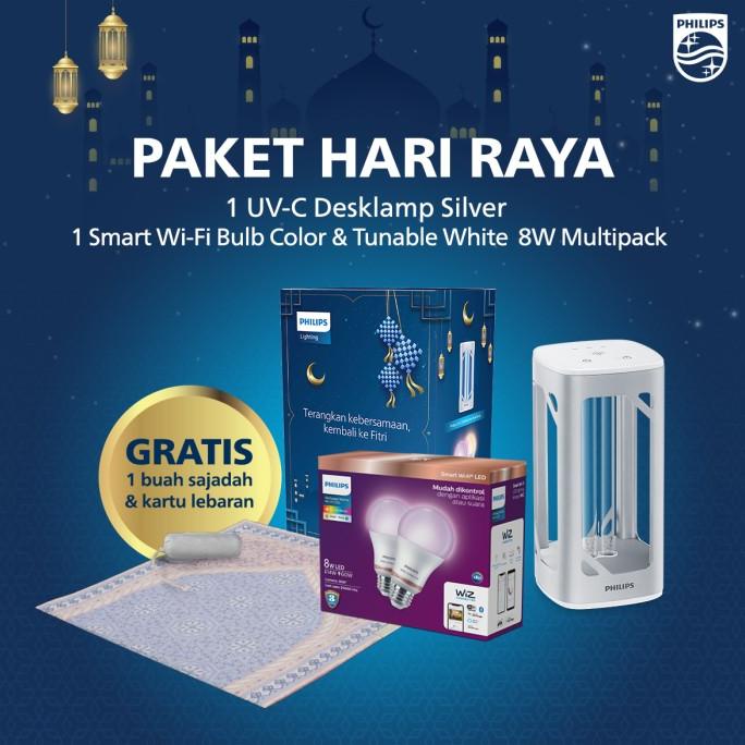 

Hampers Lebaran Stay Safe Hari Raya UVC Silver + Wifi Multipack 2CT