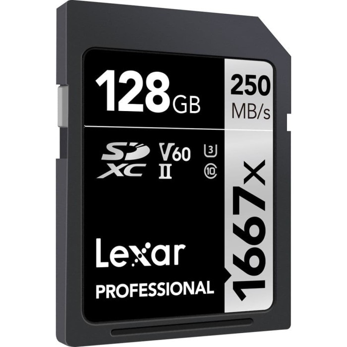 Memory Card Lexar SDXC 128GB 1667x Professional 250MB/s V60 - 1667X 128GB Resmi