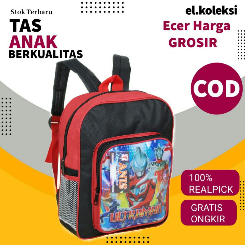 Tas Anak Cowok Tas Anak Cewek Tas Anak Perempuan Sekolah TK SD Paud terjangkau Keren Bagus
