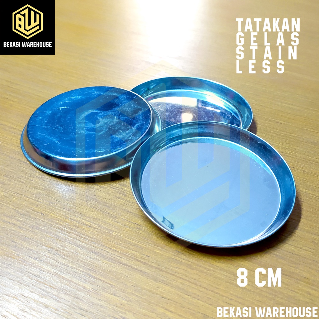 TATAKAN GELAS STAINLESS / TATAKAN CANGKIR STAINLESS / TATAKAN GELAS KOPI / TATAKAN GELAS