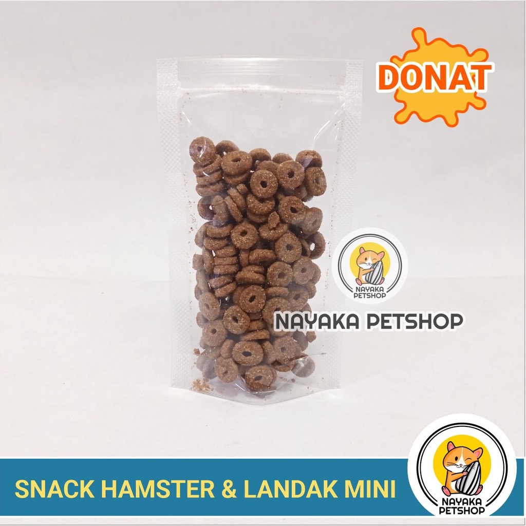 Snack Biskuit Hamster 50 gr Makanan Landak Mini Cemilan Extra Food