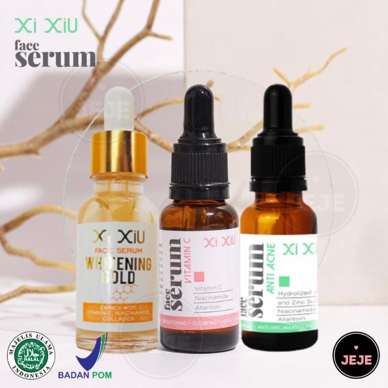 Xi xiu Face serum gold/acne/vitamin c Bpom
