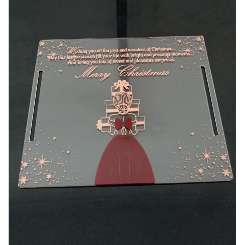

kartu natal akrilik/christmas card acrylic