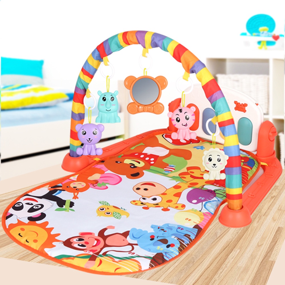 Grosir - 1034 Play Gym Matras Bayi / Mainan Piano Bayi / Playmate Music / Baby Playgym / Playmate Bayi