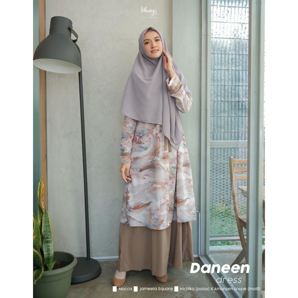 DANEEN DRESS || Gamis Syari by KHAIYA