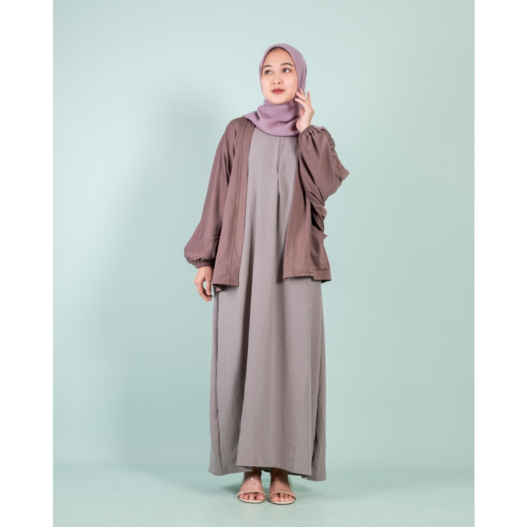 INNER DRESS BASIC-CRINKLE AIRFLOW