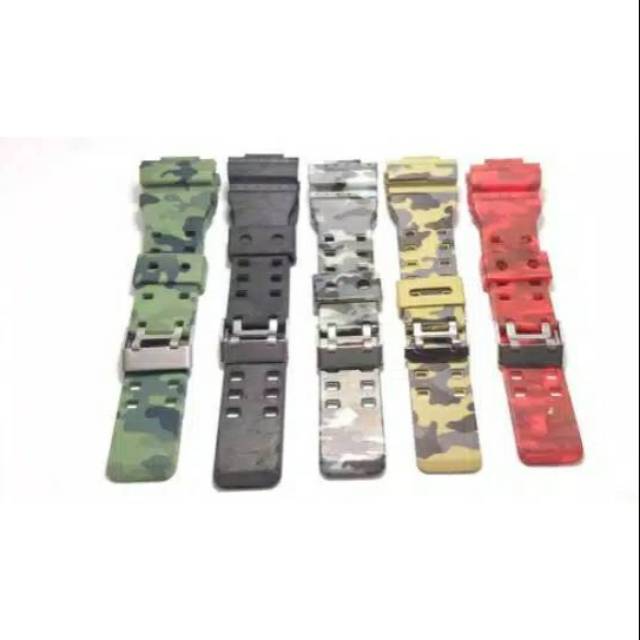 TALI JAM CASIO G-SHOCK GA-110 MOTIF ARMY RUBBER STRAP CASIO G-SHOCK GA-110