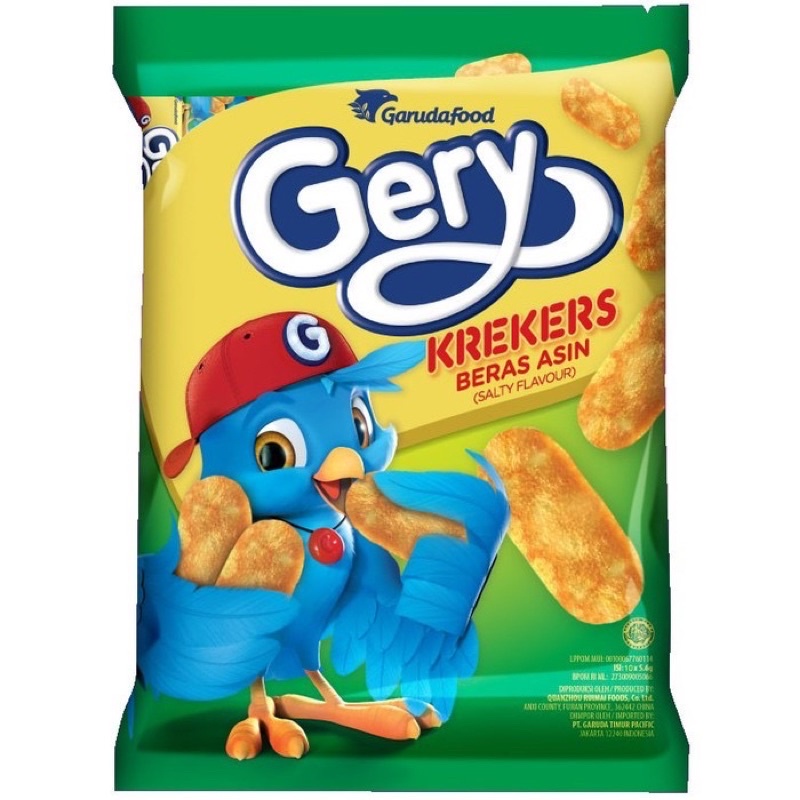 

Gery Krekers Snack Beras Asin isi 10