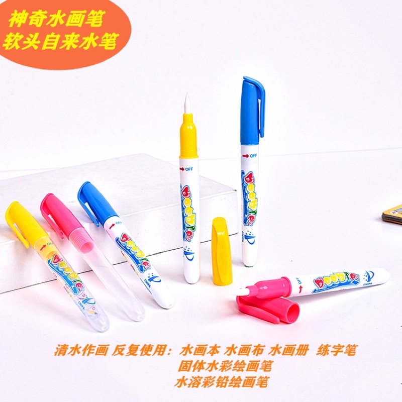 

Delunashop refill pen magic book water kuas cat air warna kuas lukis