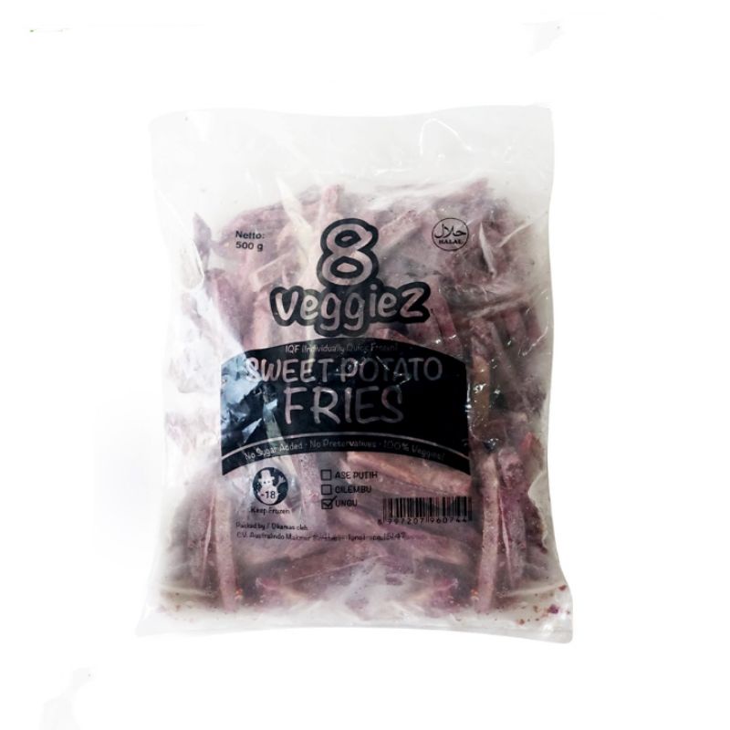 

8 Veggies 500 g purple sweet potato (ubi ungu) beku