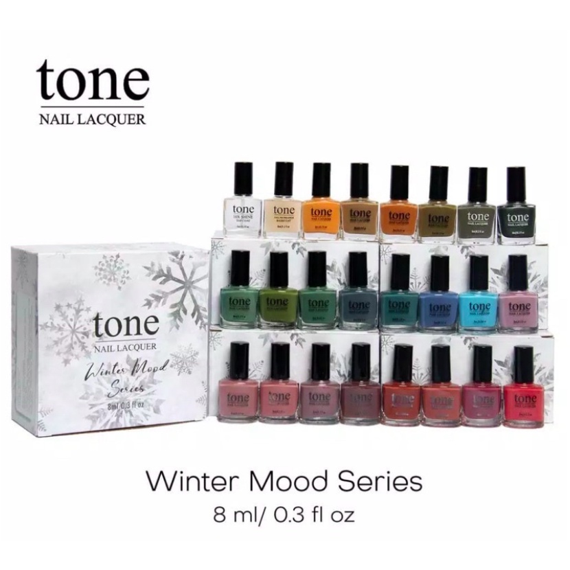 Kutek Kuku Kitek Kuku Tone Nail Lacquer Winter Mood Series 1 Box