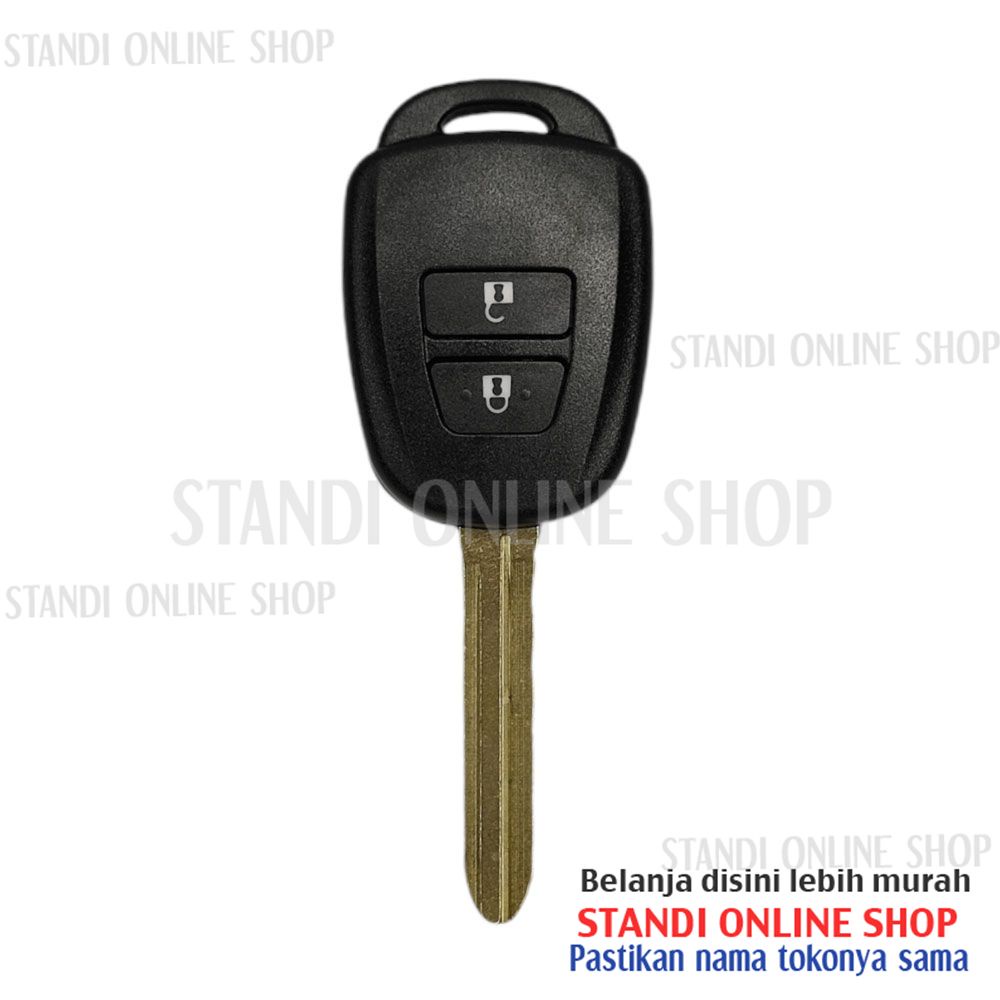 Remote Set Lengkap Kunci Key Blank Toyota Vios Yaris Tipe G