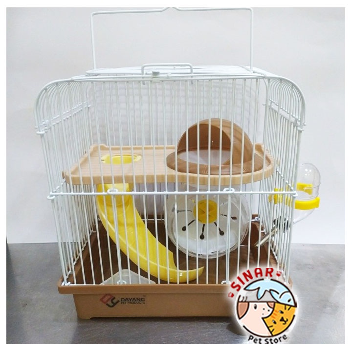 Jual Kandang Hamster K 156 Marmut Lengkap Rumah Tempat Makan Minum ...