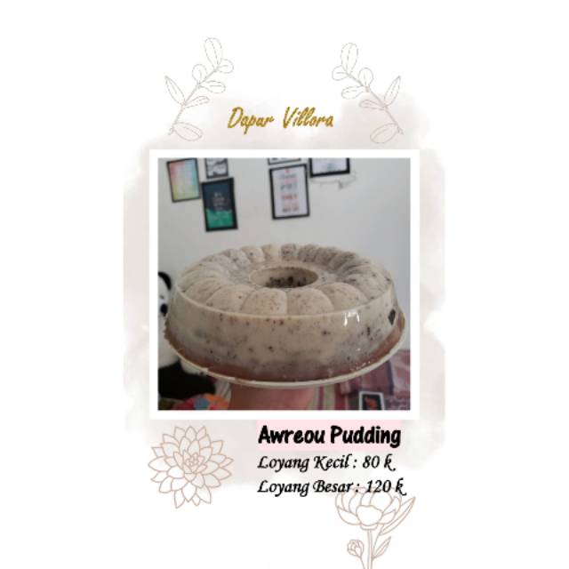 

Awreou Pudding Loyang Kecil