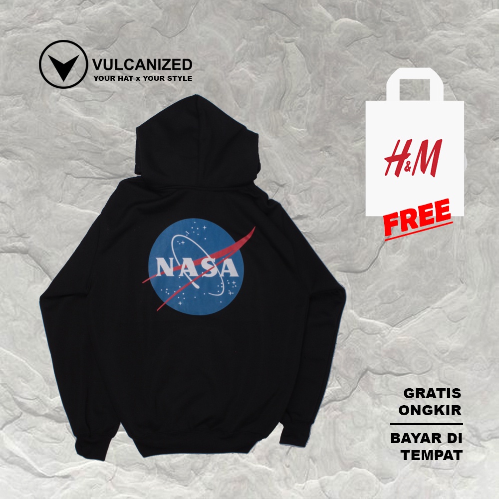 HOODIE H&amp;M NASA WORLD BLACK