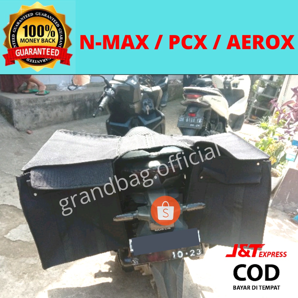OBROK MOTOR KURIR  NMAX PCX AEROX TAS KURIR RENGKEK MOTOR OBROK MOTOR TAS DELYVERY TAS SALES MOTOR