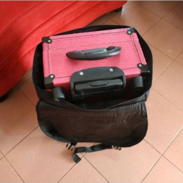 tas penyimpanan koper tas double koper tas ransel koper multifungsi