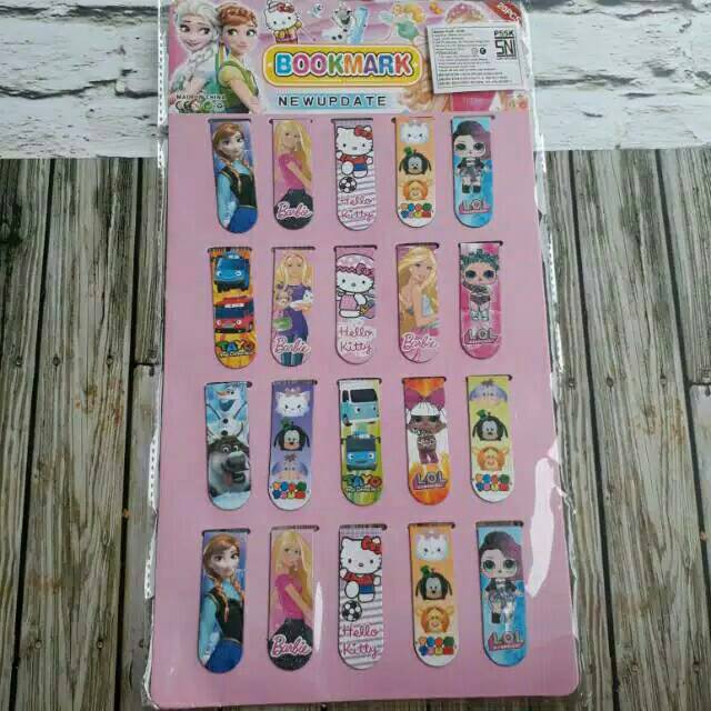 

Grosir Pembatas buku Magnet / Bookmark Magnet Termurah