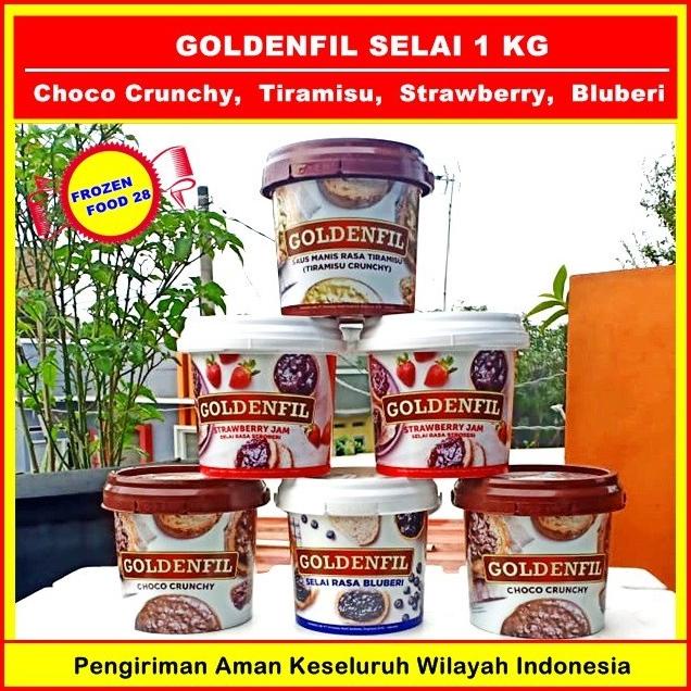 

Cuci Gudang Awal Tahun Goldenfil Selai 1 kg / Choco Crunchy, Tiramisu, Strawberry, Blueberry Cuci Gudang Awal Tahun