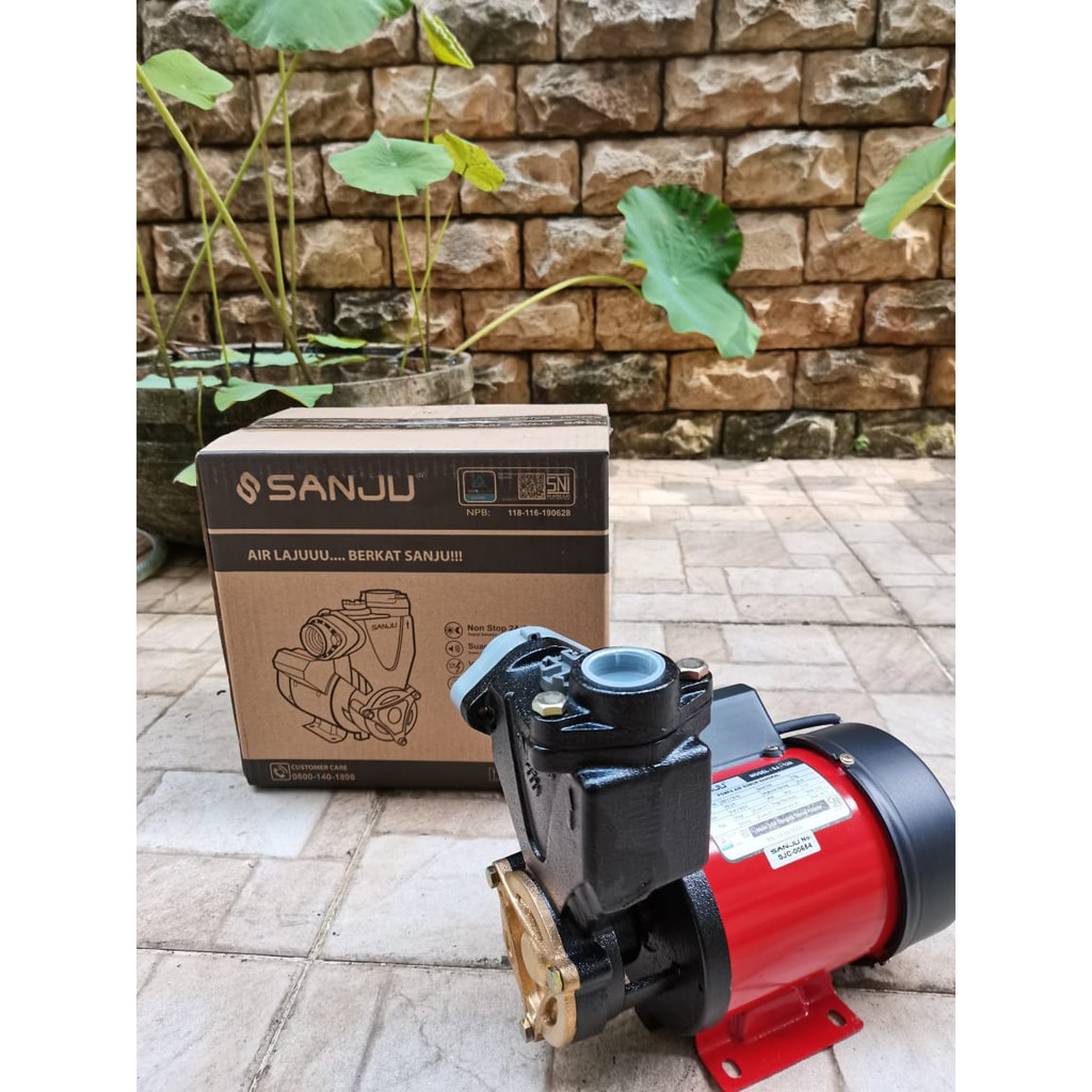 MAXPUMP SJ-128 Pompa Air Sumur Dangkal Non Otomatis Pompa Air 24jam Daya Rendah 125Watt 220Volt 50Hz