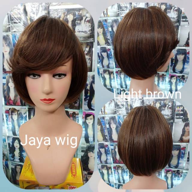 WIG BOB PENDEK PONI SAMPING /RAMBUT PALSU /WIG PENDEK