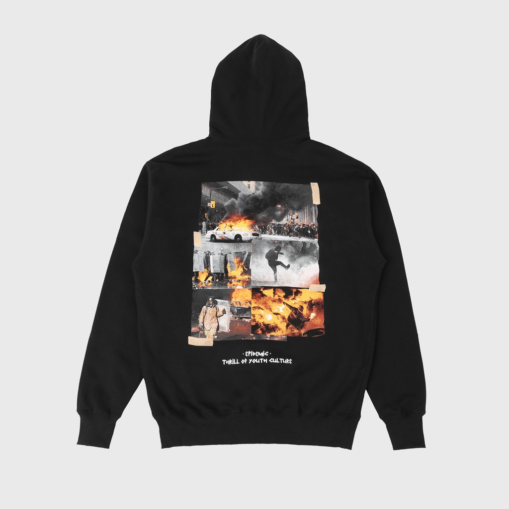 

Epidemic Riots Start Here Hd - Pullover Hoodie Epidemic
