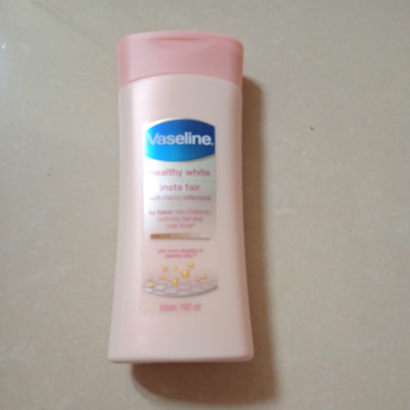 Vaseline healthy white insta fair hand body lotion 190 ml