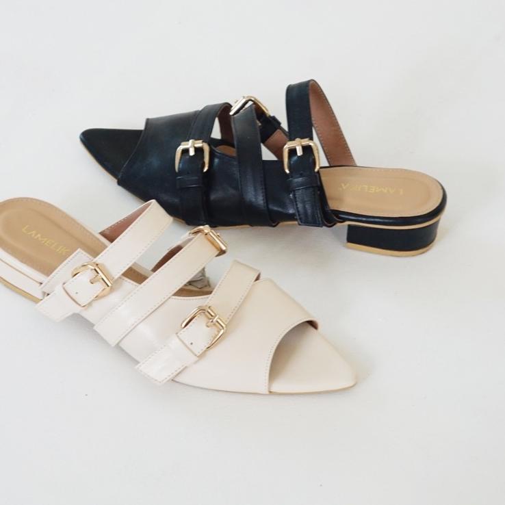 Sendal Flat Shoes Wanita 3 Cm Eclaire ‑ MKM.9505