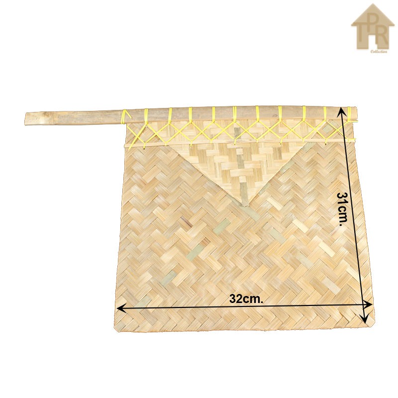 Bambu l Kipas Sate Jumbo / Hihid Sate - 30x30cm.