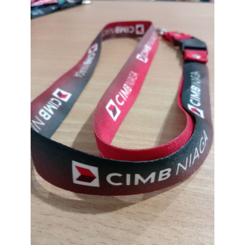 Lanyard Tali Id Card Bank Cimb Niaga Shopee Indonesia