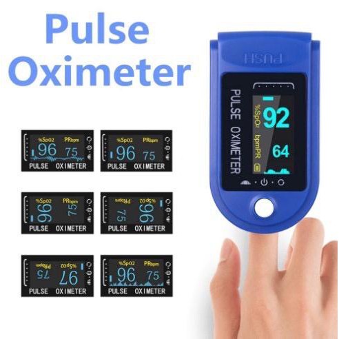 LK88 Oximeter Oxymeter Fingertrip Pulse Alat Pengukur Oksigen Darah Akurat