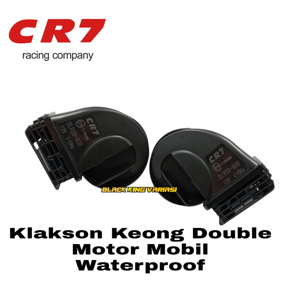 Klakson Horn CR7 Keong Klakson Keong Double CR7 Waterproof Klakson Motor Klakson Mobil