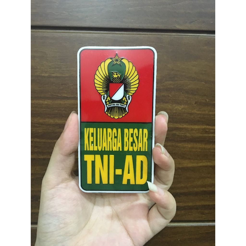 Stiker TNI AD Ekapaksi (Kotak)  - Sticker AD - Sticker Keluarga Besar Angkatan Darat