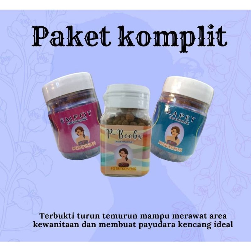 

PAKET KOMPLIT POTRE KONENG