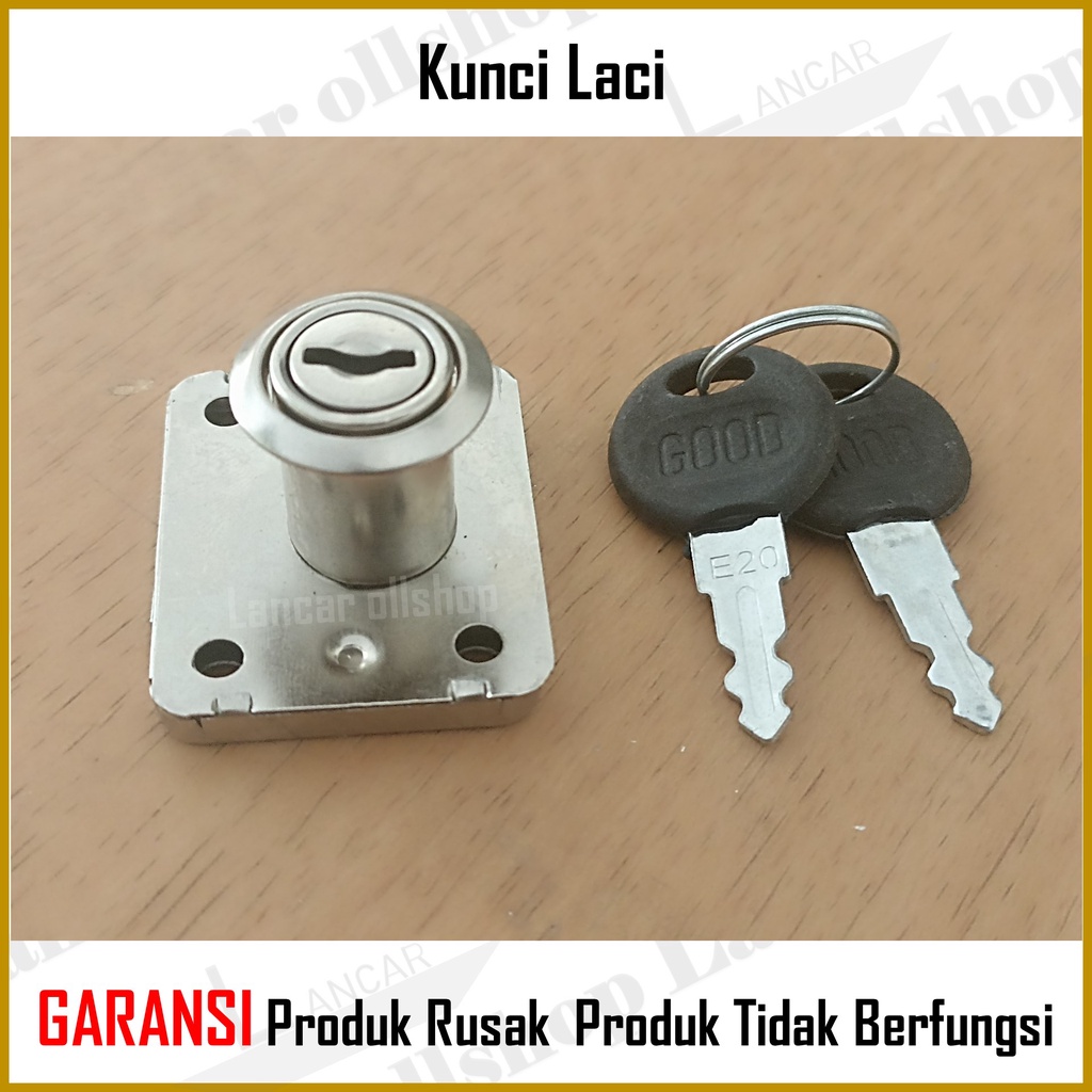 Kunci Laci Loker Lemari Slot Laci Almari Meja Kerja Drawer Lock 101 Murah