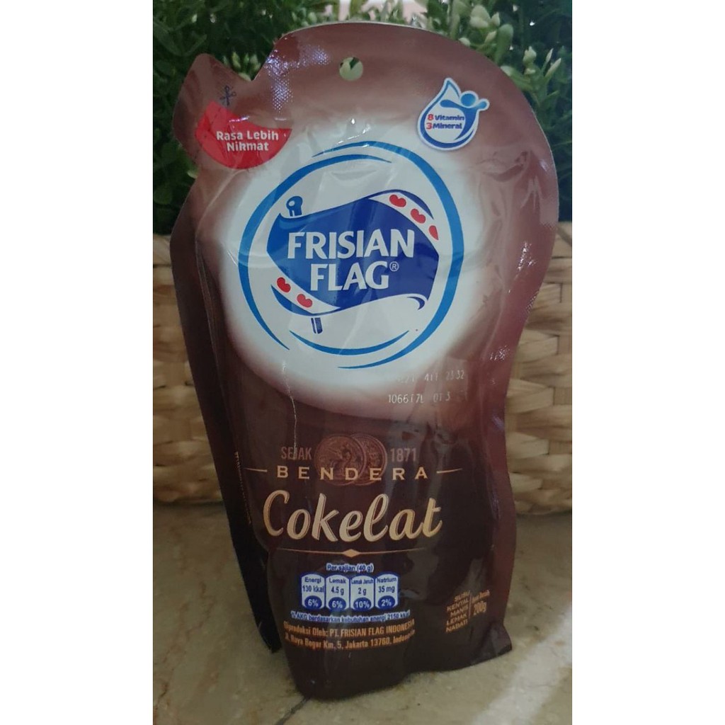 Susu kental manis Frisian Flag Chocolate pouch 200 gr