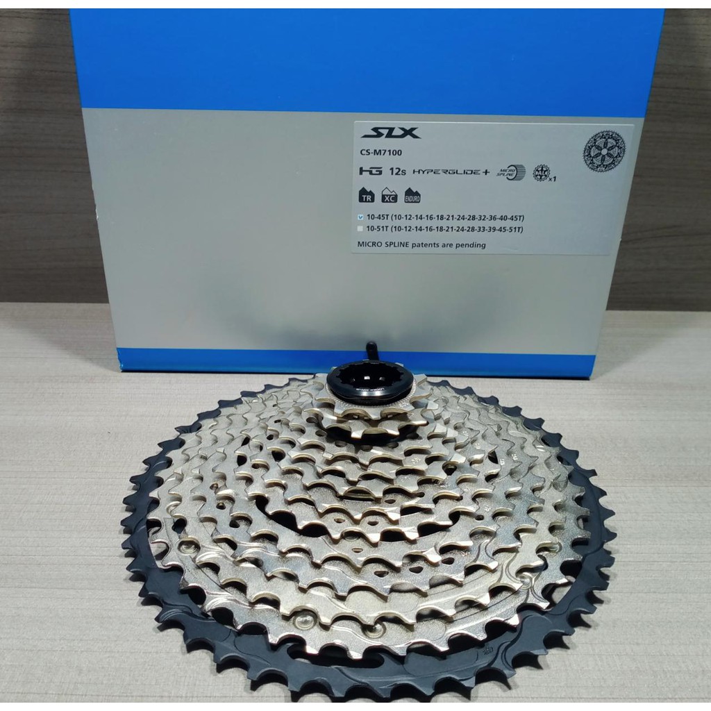 Sprocket Shimano SLX M7100 12 Speed 10-45T