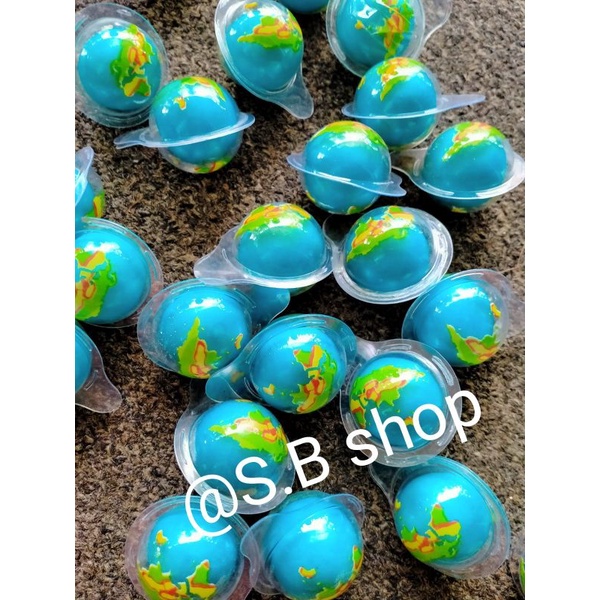 Permen karet bola dunia (Minim order 5pcs) / Permen karet viral / Permen Lunak korea